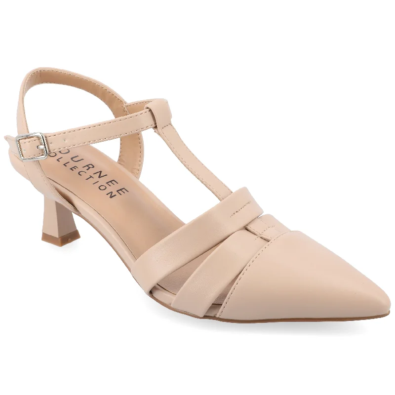 Women's mule - style stiletto heel pumps with a bow accentJournee Collection Women's Jazlynn Wide Width Pump Women's mule - style stiletto heel pumps with a bow accentJournee Collection Women's Jazlynn Wide Width Pump