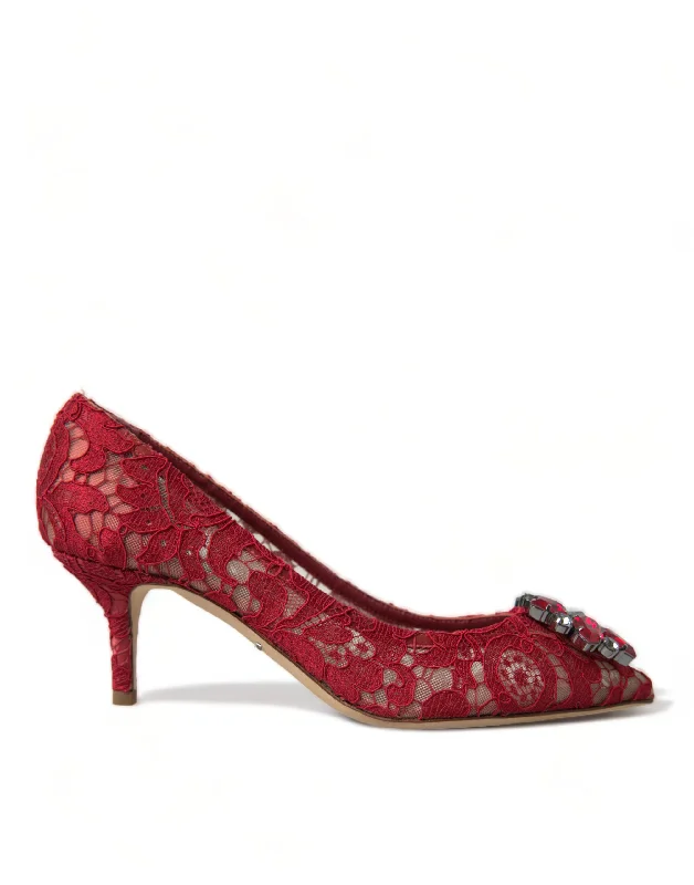 Women's arch - support stiletto heel pumps for better comfortDolce & Gabbana Radiant Lace Heels with Women's Crystals Women's arch - support stiletto heel pumps for better comfortDolce & Gabbana Radiant Lace Heels with Women's Crystals