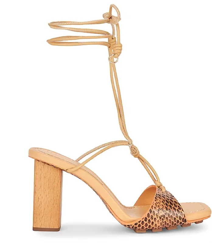 Women's shock - absorbing stiletto heel pumps for all - day wearNicolette Lace-Up Heels In Dune Women's shock - absorbing stiletto heel pumps for all - day wearNicolette Lace-Up Heels In Dune
