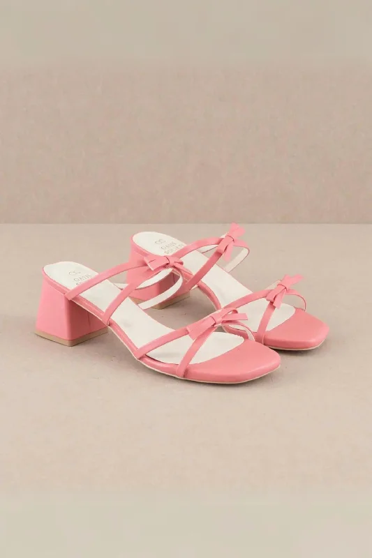 Women's snakeskin - embossed stiletto heel pumps for a bold statementWomen's Maci Bow Heels In Pink Women's snakeskin - embossed stiletto heel pumps for a bold statementWomen's Maci Bow Heels In Pink