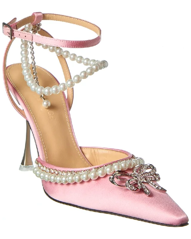 Women's bronze stiletto heel pumps for a warm and metallic lookMach & Mach Sophie Satin Pump Women's bronze stiletto heel pumps for a warm and metallic lookMach & Mach Sophie Satin Pump