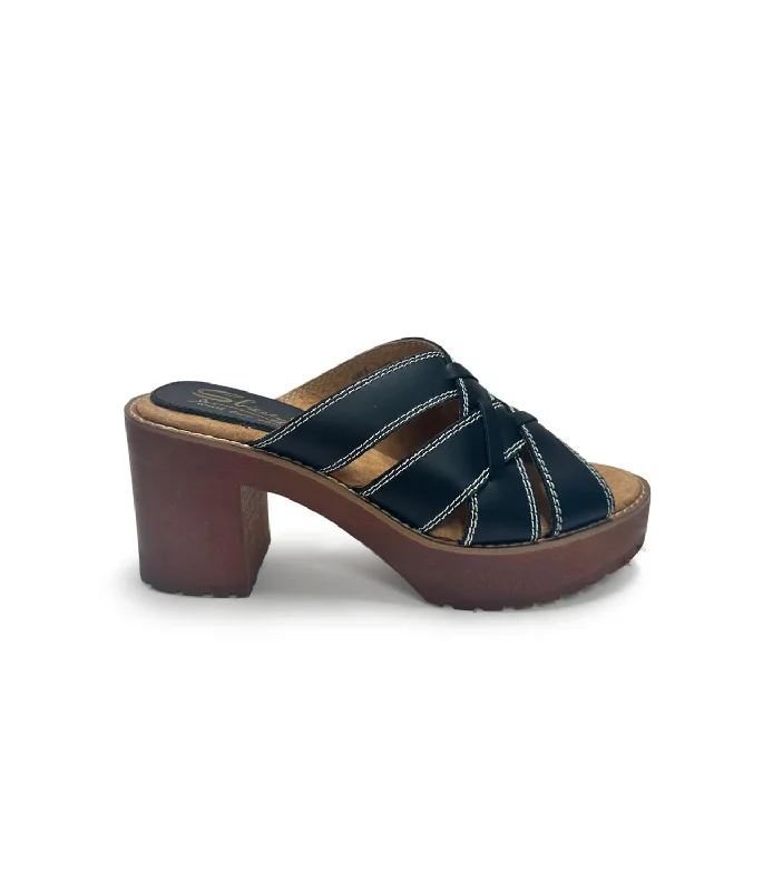 Women's cork - sole stiletto heel pumps for a natural touchWomen's Norwood Leather Heeled Sandals In Black Women's cork - sole stiletto heel pumps for a natural touchWomen's Norwood Leather Heeled Sandals In Black