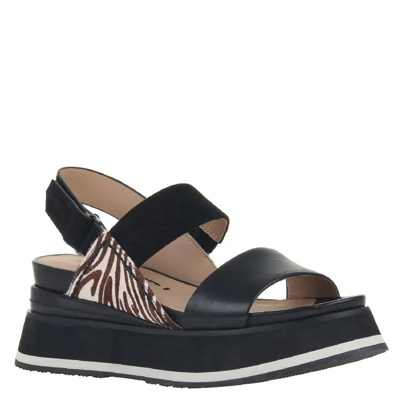 Women's ankle - strap stiletto heel pumps with a cut - out detailDimension Platform Sandals In Black Zebra Women's ankle - strap stiletto heel pumps with a cut - out detailDimension Platform Sandals In Black Zebra