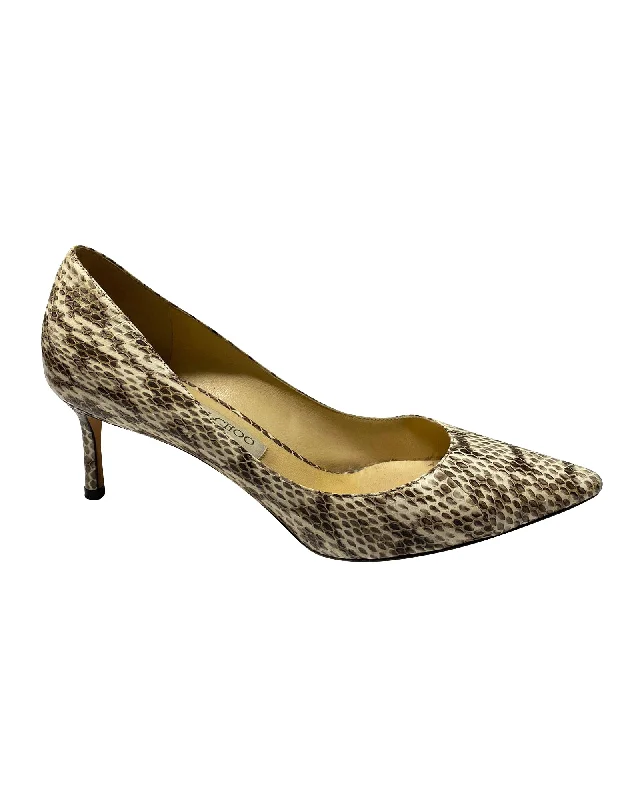 Women's snakeskin - embossed stiletto heel pumps for a bold statementJimmy Choo Romy Heels in Multicolor Snakeskin Women's snakeskin - embossed stiletto heel pumps for a bold statementJimmy Choo Romy Heels in Multicolor Snakeskin