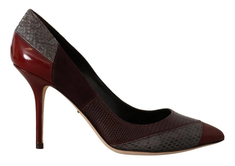 Women's peach stiletto heel pumps for a soft and feminine appealDolce & Gabbana Exotic Leather Heels Women's Pumps Women's peach stiletto heel pumps for a soft and feminine appealDolce & Gabbana Exotic Leather Heels Women's Pumps