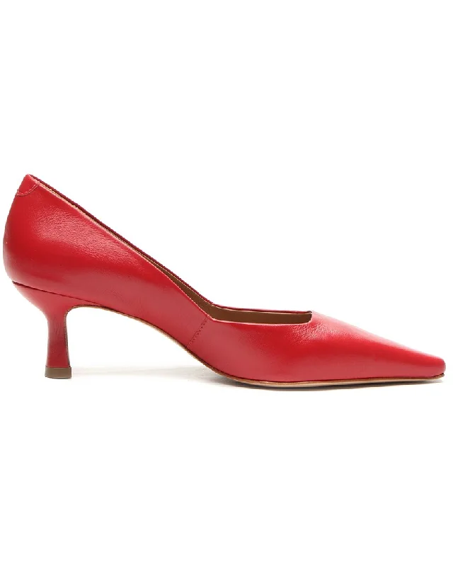 Women's office - appropriate stiletto heel pumps with a low - heel optionVicenza Japao Leather Scarpin Women's office - appropriate stiletto heel pumps with a low - heel optionVicenza Japao Leather Scarpin