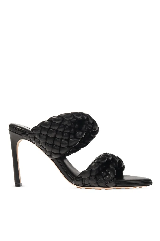 Women's mule - style stiletto heel pumps with a bow accentBottega Veneta New Women's Shoes Intreccio Twist Weave In Black Women's mule - style stiletto heel pumps with a bow accentBottega Veneta New Women's Shoes Intreccio Twist Weave In Black