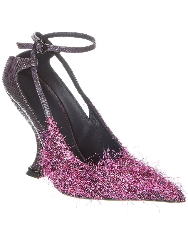 Women's office - appropriate stiletto heel pumps with a low - heel optionLANVIN Rita Leather Pump Women's office - appropriate stiletto heel pumps with a low - heel optionLANVIN Rita Leather Pump