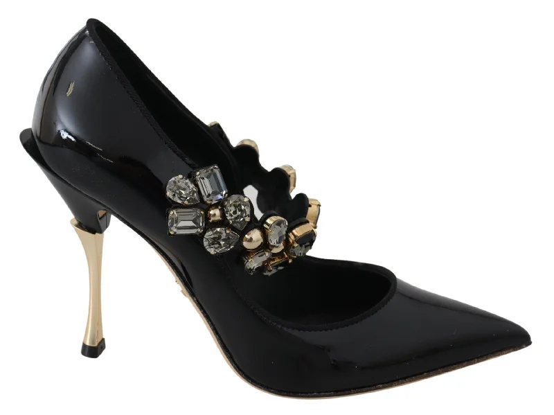 Women's snakeskin - embossed stiletto heel pumps for a bold statementDolce & Gabbana Elegant Leather Crystal Women's Pumps Women's snakeskin - embossed stiletto heel pumps for a bold statementDolce & Gabbana Elegant Leather Crystal Women's Pumps