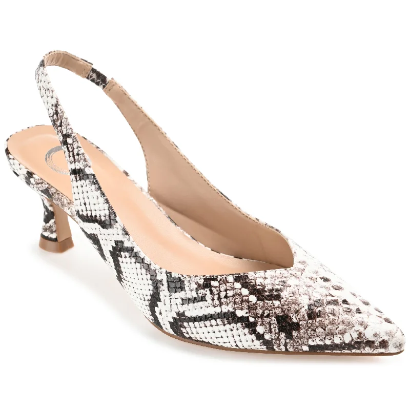 Women's shock - absorbing stiletto heel pumps for all - day wearJournee Collection Women's Mikoa Wide Width Pump Women's shock - absorbing stiletto heel pumps for all - day wearJournee Collection Women's Mikoa Wide Width Pump