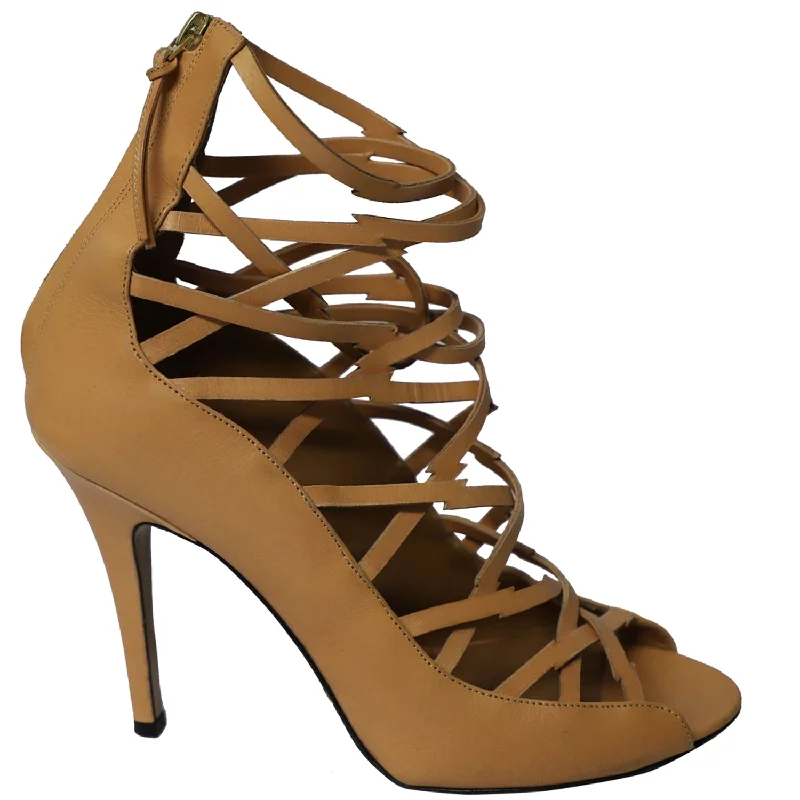 Women's holiday party stiletto heel pumps with a festive touchIsabel Marant Gladiator Stiletto Sandals in Nude Leather Women's holiday party stiletto heel pumps with a festive touchIsabel Marant Gladiator Stiletto Sandals in Nude Leather