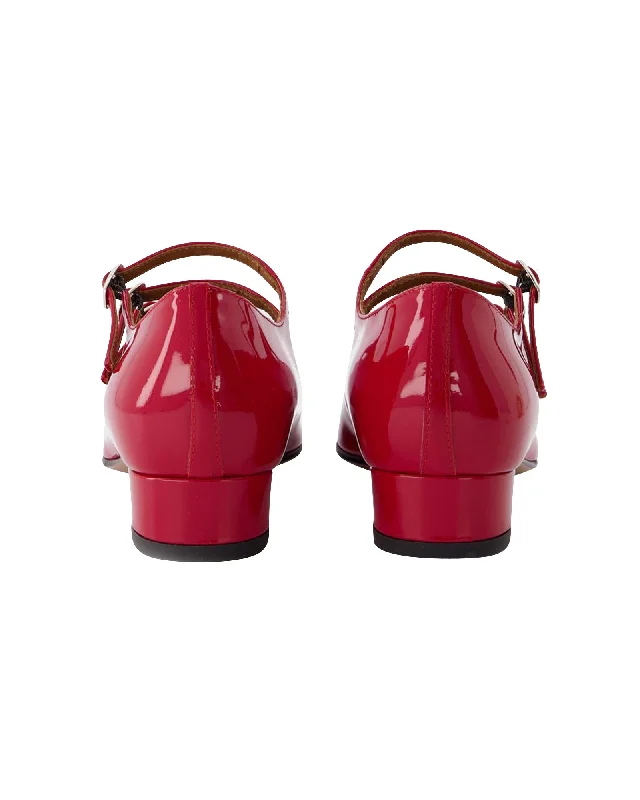 Women's forest green stiletto heel pumps for a nature - inspired lookAriana Babies in Red Patent Leather Women's forest green stiletto heel pumps for a nature - inspired lookAriana Babies in Red Patent Leather