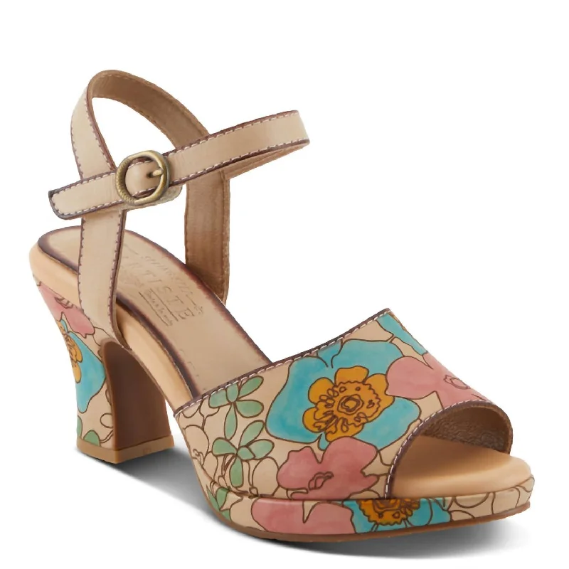Women's water - resistant stiletto heel pumps for unexpected situationsWomen's Camryn Heeled Sandal In Peach Multi Women's water - resistant stiletto heel pumps for unexpected situationsWomen's Camryn Heeled Sandal In Peach Multi