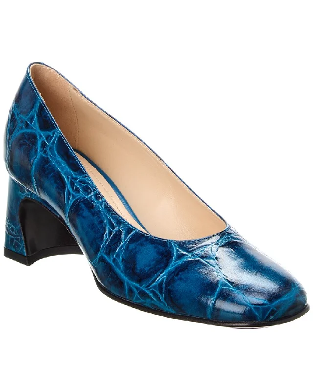 Women's water - resistant stiletto heel pumps for unexpected situationsTOD’s Croc-Embossed Leather Pump Women's water - resistant stiletto heel pumps for unexpected situationsTOD’s Croc-Embossed Leather Pump