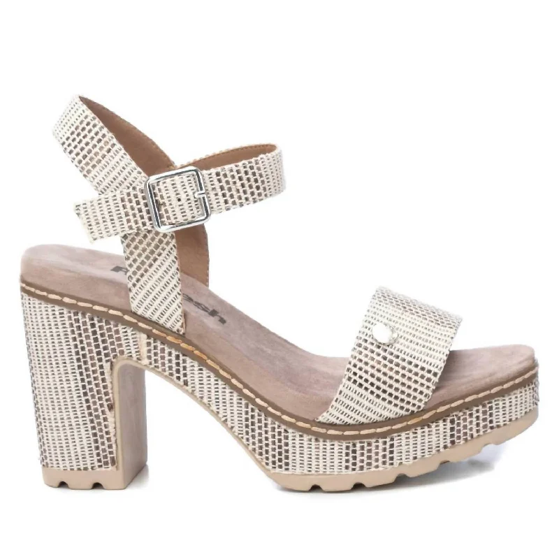 Women's red - carpet stiletto heel pumps for a glamorous eventWomen's Heeled Platform Sandals In Medium Beige Women's red - carpet stiletto heel pumps for a glamorous eventWomen's Heeled Platform Sandals In Medium Beige