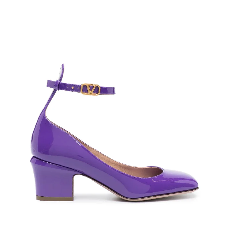 Women's business meeting stiletto heel pumps with a professional lookValentino Garavani Tan-Go Patent Leather Pumps In Purple Women's business meeting stiletto heel pumps with a professional lookValentino Garavani Tan-Go Patent Leather Pumps In Purple