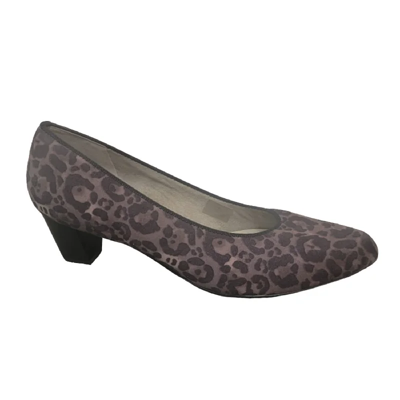 Women's microfiber stiletto heel pumps with moisture - wicking propertiesWomen's Kelly Pump In Grey Leopard Women's microfiber stiletto heel pumps with moisture - wicking propertiesWomen's Kelly Pump In Grey Leopard