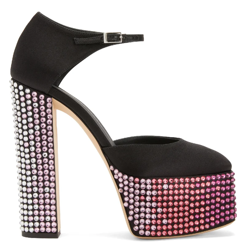 Women's forest green stiletto heel pumps for a nature - inspired lookGiuseppe Zanotti Bebe Strass Women's forest green stiletto heel pumps for a nature - inspired lookGiuseppe Zanotti Bebe Strass