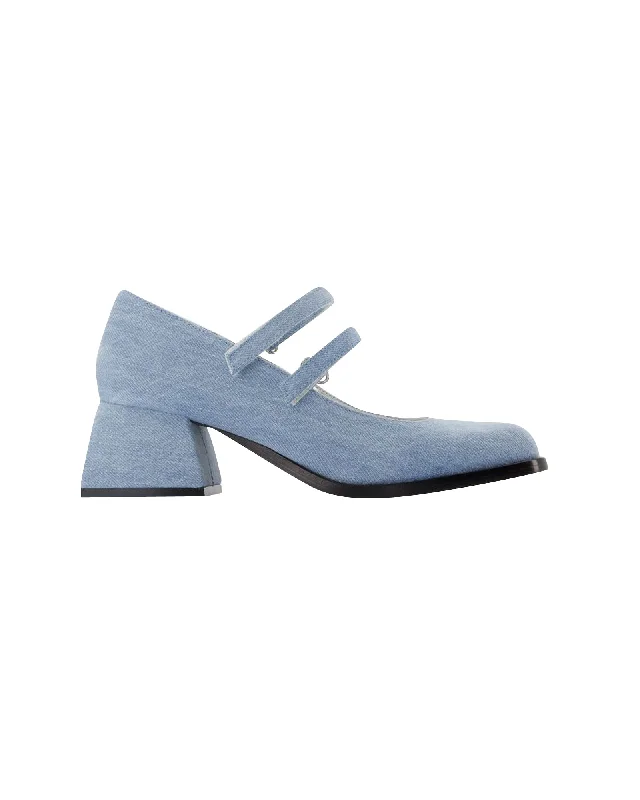 Women's satin - lined stiletto heel pumps for extra comfortBulla Bacara Pumps - Nodaleto - Blue - Leather Women's satin - lined stiletto heel pumps for extra comfortBulla Bacara Pumps - Nodaleto - Blue - Leather