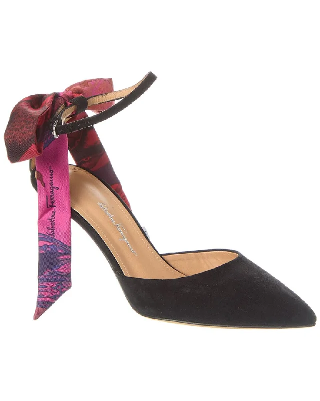 Women's date - night stiletto heel pumps with a sexy silhouetteFerragamo Iman Suede Pump Women's date - night stiletto heel pumps with a sexy silhouetteFerragamo Iman Suede Pump