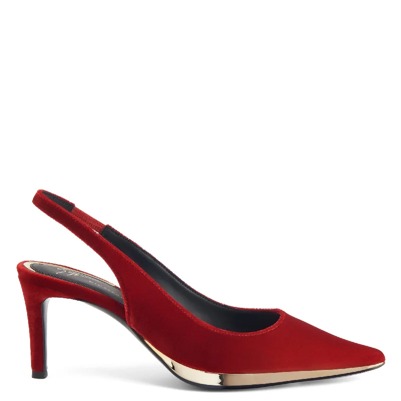 Women's wedding stiletto heel pumps with a pearl - encrusted strapGiuseppe Zanotti Virgyn Women's wedding stiletto heel pumps with a pearl - encrusted strapGiuseppe Zanotti Virgyn