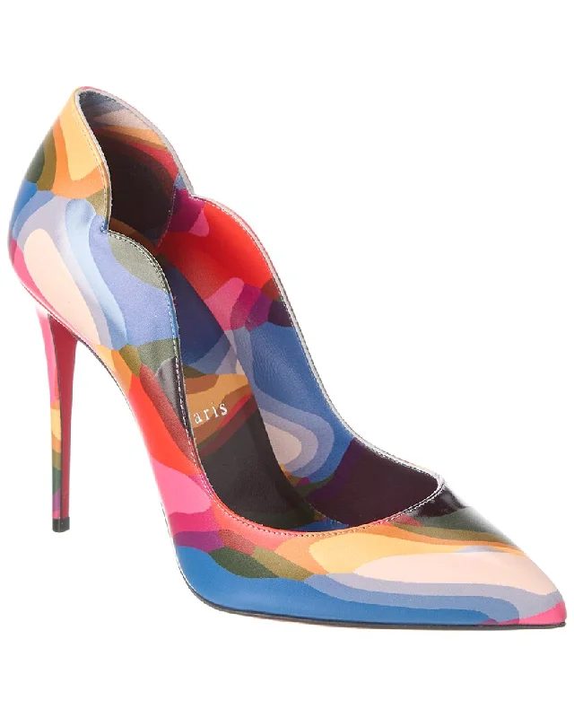 Women's bronze stiletto heel pumps for a warm and metallic lookChristian Louboutin Hot Chick 100 Leather Pump Women's bronze stiletto heel pumps for a warm and metallic lookChristian Louboutin Hot Chick 100 Leather Pump