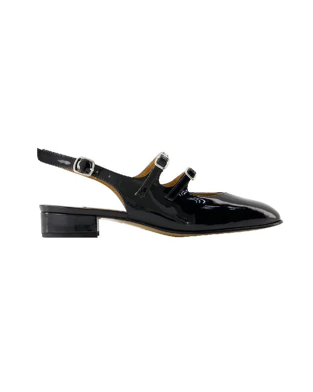 Women's royal blue stiletto heel pumps for a formal eventPeche Pumps - Carel - Leather - Black Women's royal blue stiletto heel pumps for a formal eventPeche Pumps - Carel - Leather - Black