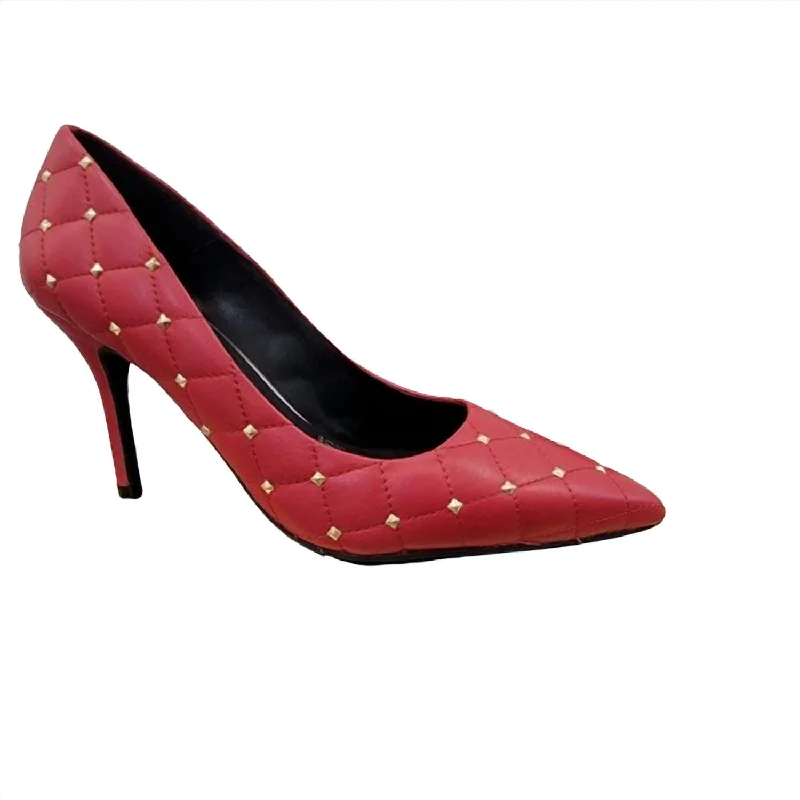 Women's cork - sole stiletto heel pumps for a natural touchWomen's Piuma Sandals In Piuma Rojo Women's cork - sole stiletto heel pumps for a natural touchWomen's Piuma Sandals In Piuma Rojo