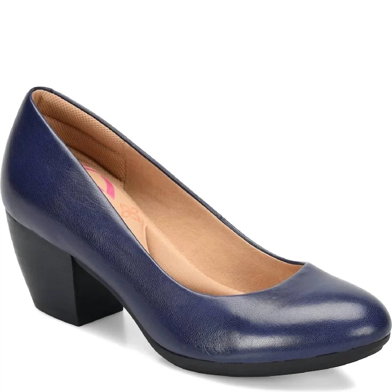 Women's peach stiletto heel pumps for a soft and feminine appealAmora Dress Pump - Medium Width In Peacoat Navy Women's peach stiletto heel pumps for a soft and feminine appealAmora Dress Pump - Medium Width In Peacoat Navy