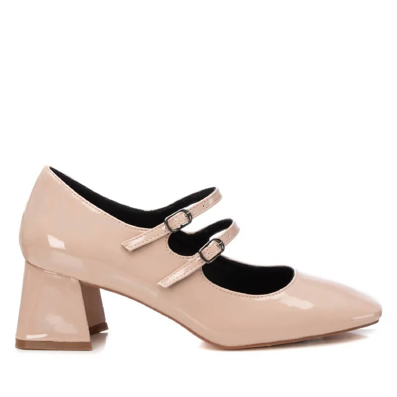 Women's hypoallergenic stiletto heel pumps for sensitive skinWomen's Patent Leather Ballerinas In Beige Women's hypoallergenic stiletto heel pumps for sensitive skinWomen's Patent Leather Ballerinas In Beige