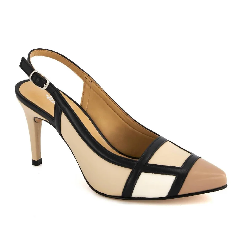 Women's evening gala stiletto heel pumps in a long - lasting colorWomen's Slingback Heels Pumps Shoes In Beige Women's evening gala stiletto heel pumps in a long - lasting colorWomen's Slingback Heels Pumps Shoes In Beige