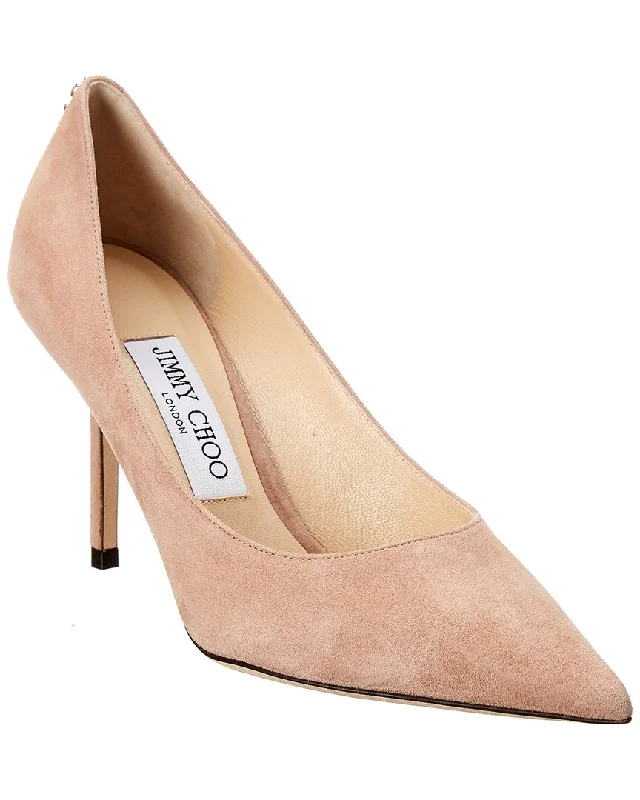 Women's holiday party stiletto heel pumps with a festive touchJimmy Choo Love 85 Suede Pump Women's holiday party stiletto heel pumps with a festive touchJimmy Choo Love 85 Suede Pump