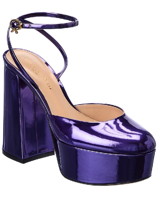 Women's velvet - covered stiletto heel pumps for a luxurious lookGianvito Rossi Dua 70 Leather Platform Pump Women's velvet - covered stiletto heel pumps for a luxurious lookGianvito Rossi Dua 70 Leather Platform Pump
