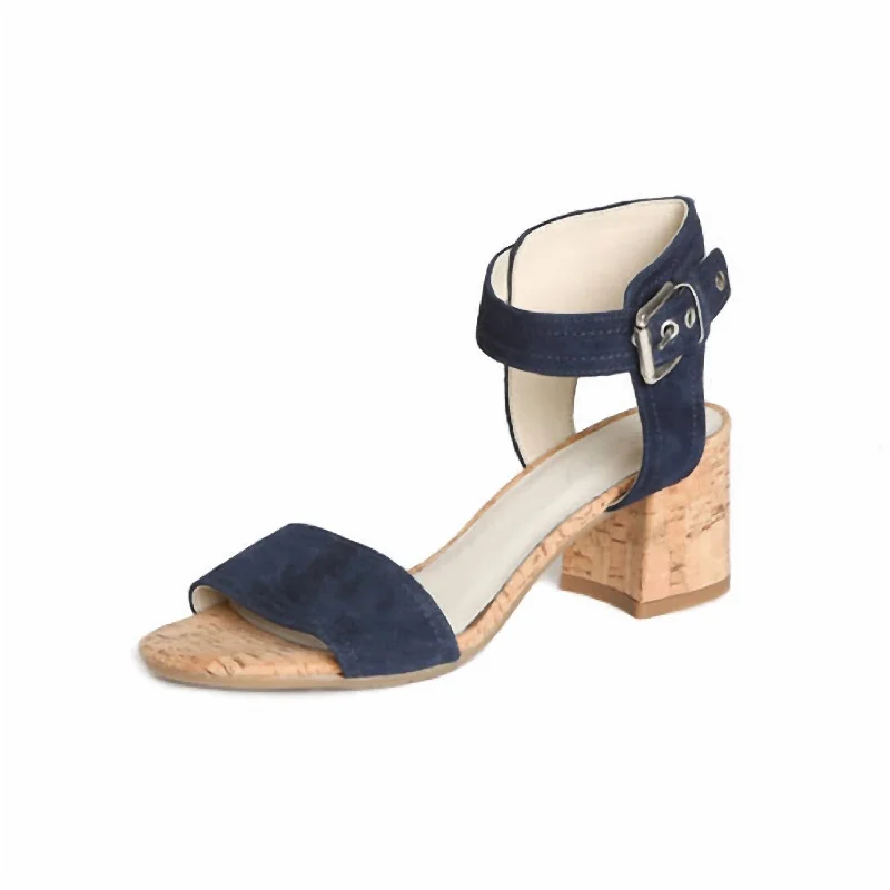 Women's strappy open - toe stiletto heel pumps with rhinestonesWomen's Tgif Heels In Navy Suede Women's strappy open - toe stiletto heel pumps with rhinestonesWomen's Tgif Heels In Navy Suede