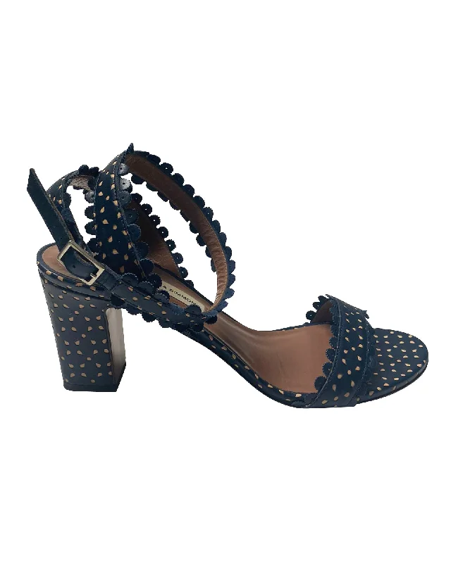 Women's faux suede stiletto heel pumps for a budget - friendly optionTabitha Simmons Leticia Perforated Sandals in Blue Calfskin Leather Women's faux suede stiletto heel pumps for a budget - friendly optionTabitha Simmons Leticia Perforated Sandals in Blue Calfskin Leather