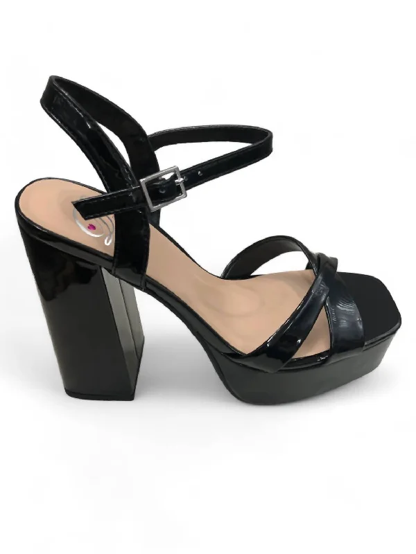 Women's bronze stiletto heel pumps for a warm and metallic lookIroned Platform Heel In Black Patent Women's bronze stiletto heel pumps for a warm and metallic lookIroned Platform Heel In Black Patent