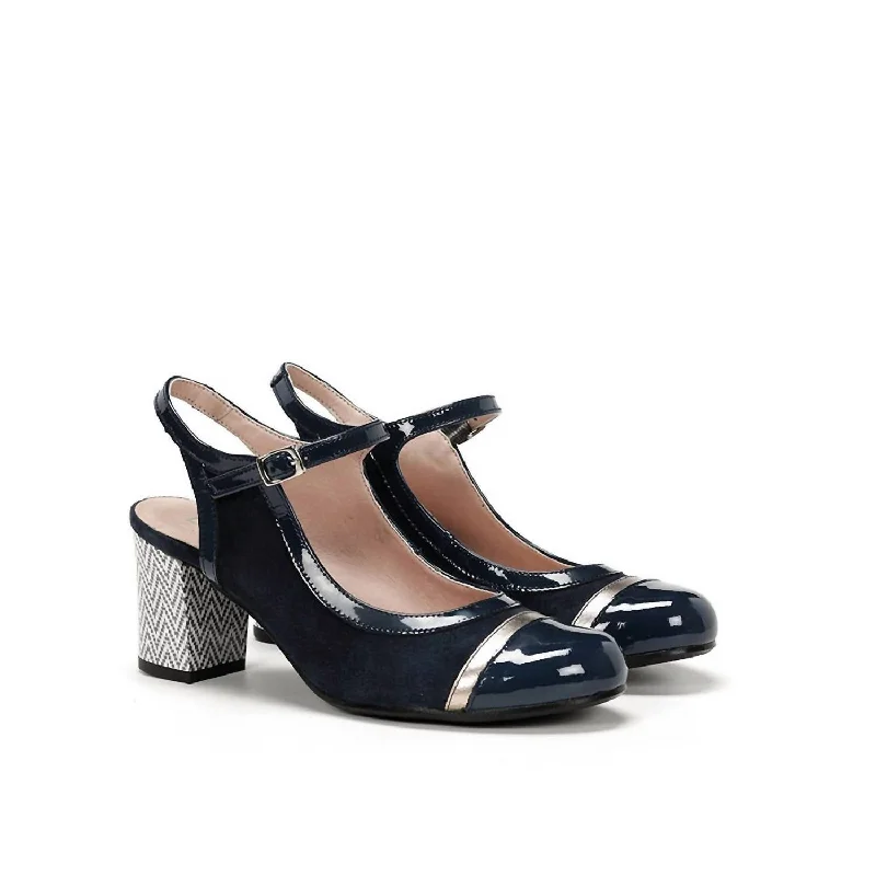 Women's holiday party stiletto heel pumps with a festive touchWomen's Rodin Sling Heel In Blue Women's holiday party stiletto heel pumps with a festive touchWomen's Rodin Sling Heel In Blue