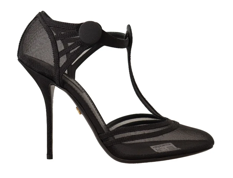 Women's royal blue stiletto heel pumps for a formal eventDolce & Gabbana Elegant Mesh T-Strap Stiletto Women's Pumps Women's royal blue stiletto heel pumps for a formal eventDolce & Gabbana Elegant Mesh T-Strap Stiletto Women's Pumps