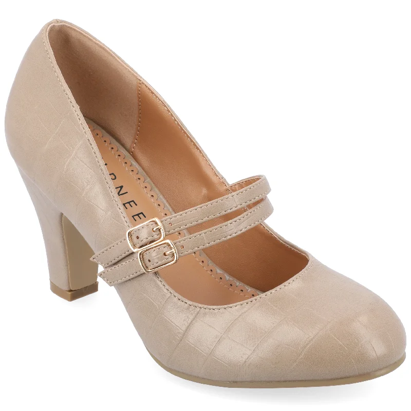 Women's wide - width stiletto heel pumps for a comfortable fitJournee Collection Women's Windy Pumps Women's wide - width stiletto heel pumps for a comfortable fitJournee Collection Women's Windy Pumps