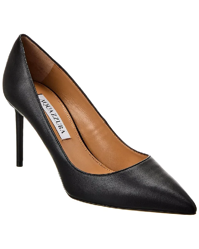 Women's business meeting stiletto heel pumps with a professional lookAquazzura Purist 85 Leather Pump Women's business meeting stiletto heel pumps with a professional lookAquazzura Purist 85 Leather Pump