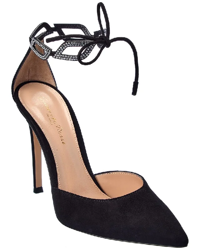 Women's faux suede stiletto heel pumps for a budget - friendly optionGianvito Rossi Freya 105 Suede Pump Women's faux suede stiletto heel pumps for a budget - friendly optionGianvito Rossi Freya 105 Suede Pump