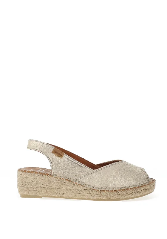 Women's Sandals with a Floral - Printed Upper in Pink for a Feminine Spring Look Women's Sandals with a Floral - Printed Upper in Pink for a Feminine Spring Look Women's Sandals with a Floral - Printed Upper in Pink for a Feminine Spring Look Toni Pons Bernia Leather Espadrille Wedge Sandals, Gold