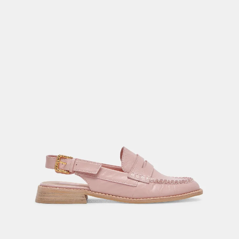 Women's Glitter - Embellished Loafers in Silver for a Sparkly Party Look Women's Glitter - Embellished Loafers in Silver for a Sparkly Party Look HARDI LOAFERS PINK CRINKLE PATENT