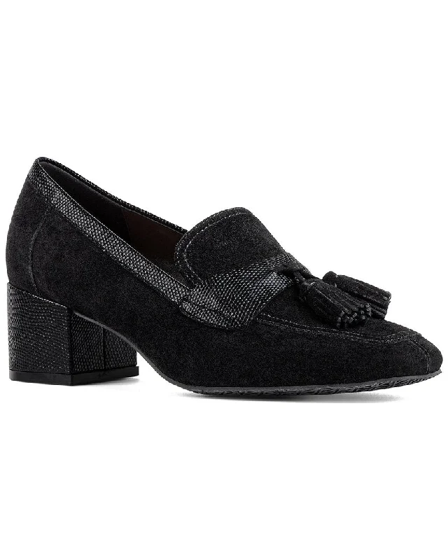 Women's Fur - Lined Loafers in Tan for a Cozy Winter Option Donald Pliner Kressida Leather Loafer Women's Fur - Lined Loafers in Tan for a Cozy Winter Option Donald Pliner Kressida Leather Loafer