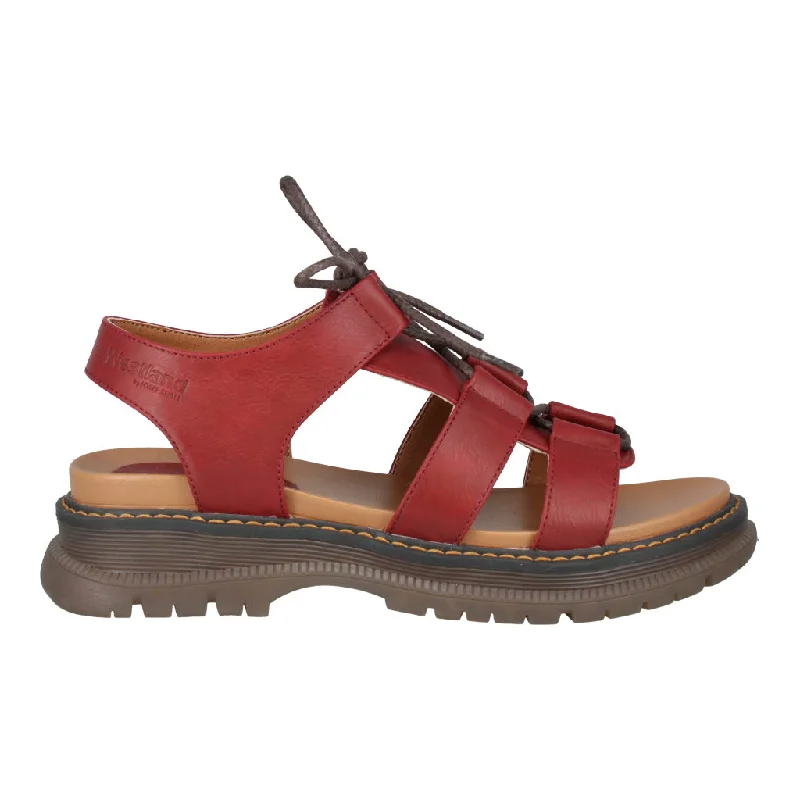 Women's Strappy Gladiator Sandals with Buckle Closures in Tan for a Boho Look Women's Strappy Gladiator Sandals with Buckle Closures in Tan for a Boho Look Women's Strappy Gladiator Sandals with Buckle Closures in Tan for a Boho Look Westland 769534 Peyton 14 780 380 Red
