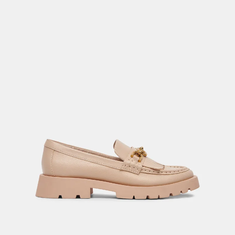 Women's Premium Leather Tassel Loafers in Dark Brown for a Classic Office Look ERNA FLATS LT BLUSH LEATHER Women's Premium Leather Tassel Loafers in Dark Brown for a Classic Office Look ERNA FLATS LT BLUSH LEATHER