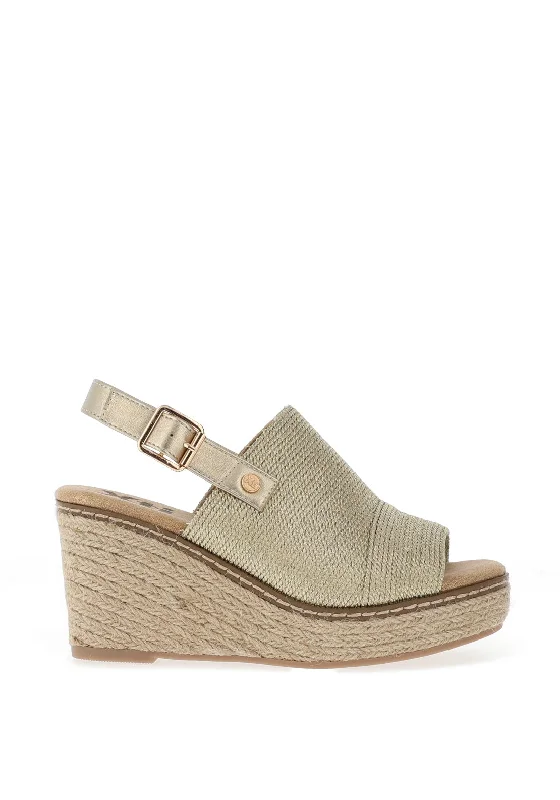 Women's Ankle - Strap Sandals with a Block Heel in Red for a Sophisticated Style Women's Ankle - Strap Sandals with a Block Heel in Red for a Sophisticated Style Women's Ankle - Strap Sandals with a Block Heel in Red for a Sophisticated Style Xti Metallic Woven Espadrille Wedges, Gold
