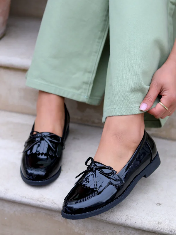 Women's Glitter - Embellished Loafers in Silver for a Sparkly Party Look CARLEEN