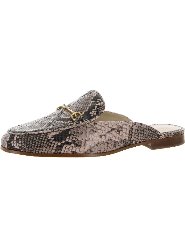 pink/black snake print leather