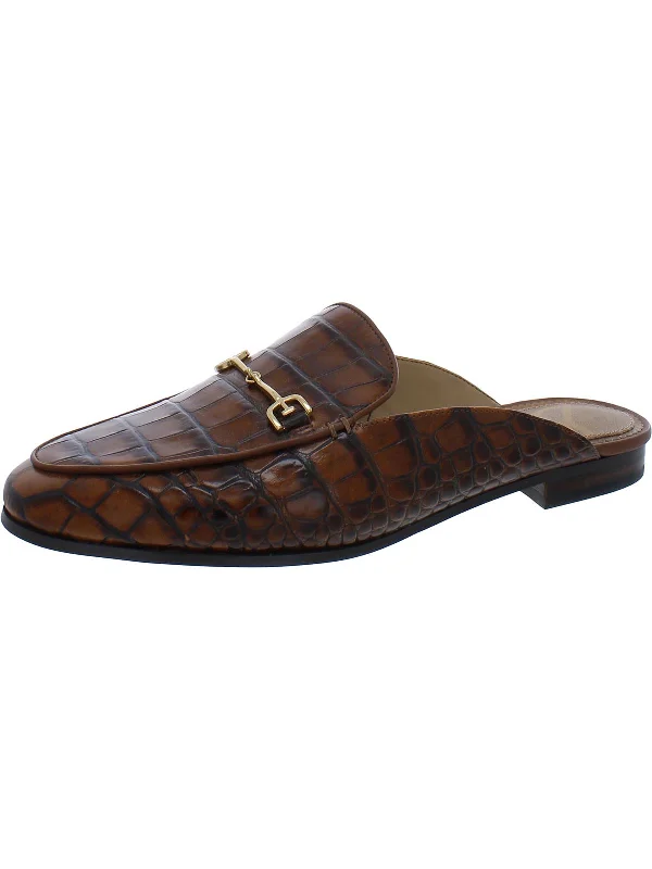 tan leather croc